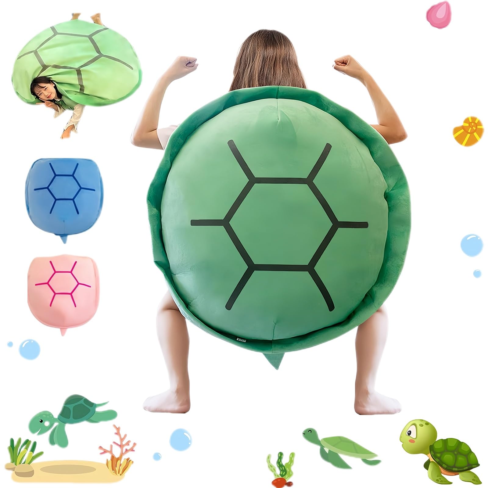 Amazon.co.jp: CBVRUKJ カメ パジャマ 亀枕 亀の甲羅 亀の甲羅